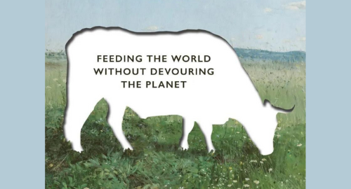 George Monbiot Regenesis Book cover - green pasture and cow